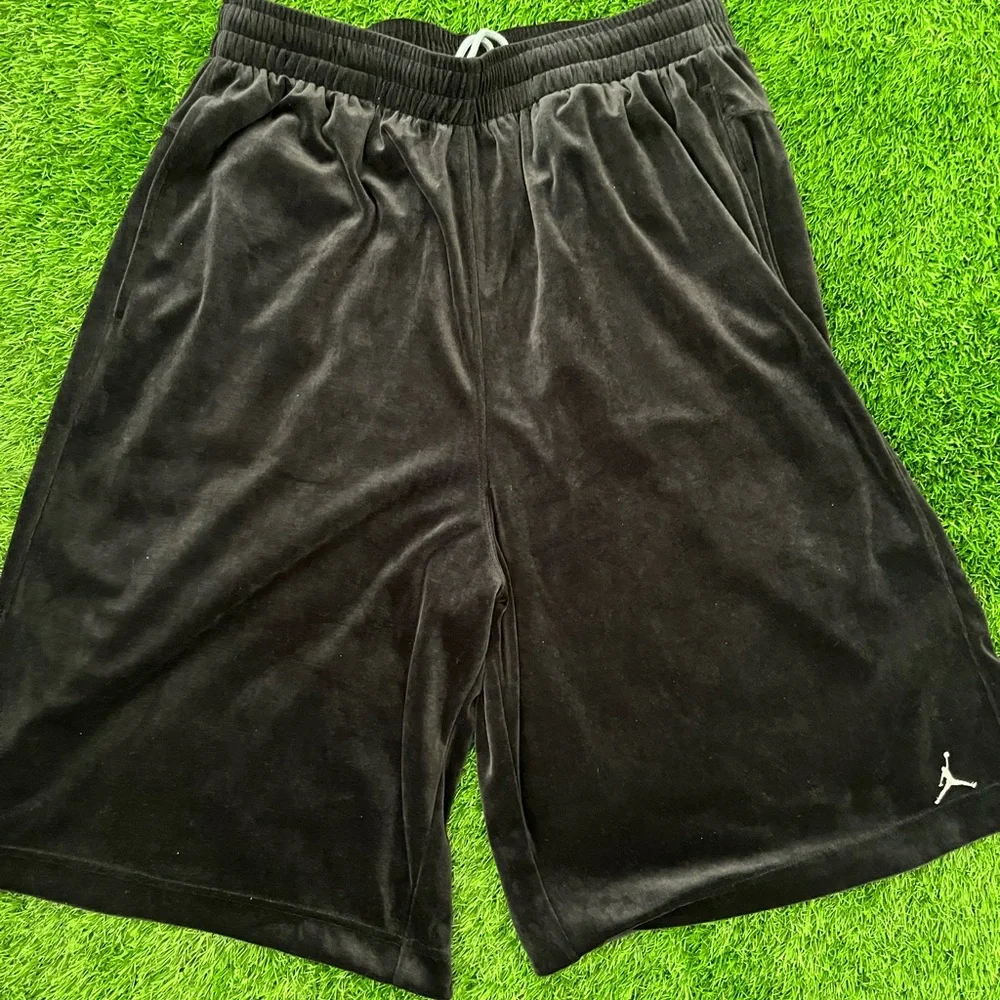 Vintage Black Velour Jordan Tracksuit or Workout Set - Picture 5 of 7